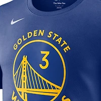 Men's Nike Stephen Curry Royal Golden State Warriors Essential Statement Player Name & Number T-Shirt