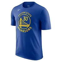 T-shirt avec nom et numéro Nike Stephen Curry Royal Golden State Warriors Icon 2022/23 pour Homme