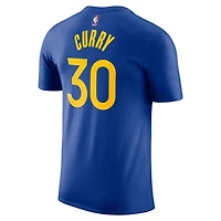 T-shirt avec nom et numéro Nike Stephen Curry Royal Golden State Warriors Icon 2022/23 pour Homme