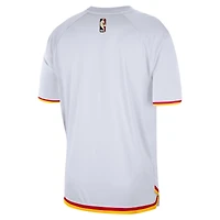 Men's Nike  White Golden State Warriors 2024/25 Classic Edition Pregame Shooting T-Shirt