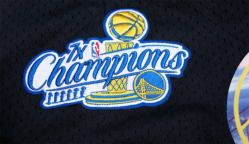 Short en maille Pro Standard Golden State Warriors City Scape pour homme noir