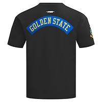 Men's Pro Standard Black Golden State Warriors Made To Play Drop Shoulder T-Shirt