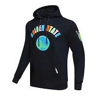 Men's  Pro Standard Black Golden State Warriors Neon Pullover Hoodie