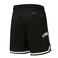 V138429 WARIOR NOIR SP23 SHORT NBA HOMME WASHED NEON DK
