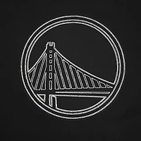 Men's Pro Standard Black Golden State Warriors Paint the City Drop Shoulder Sweatshirt