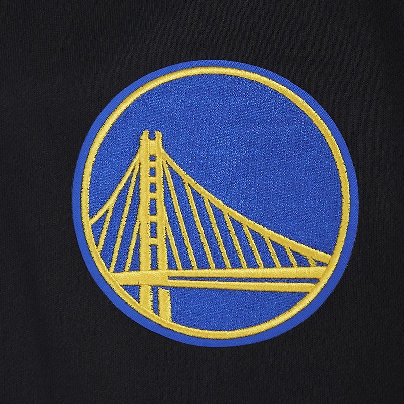 Men's Pro Standard Black Golden State Warriors Paint the City Drop Shoulder Sweatshirt
