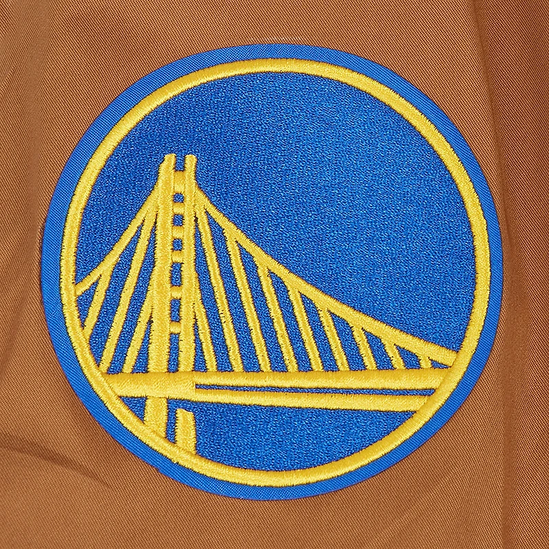 Men's Pro Standard Brown Golden State Warriors Paint The City Full-Zip Jacket