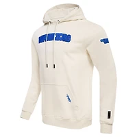 Men's Pro Standard Cream Golden State Warriors Triple Tonal DK Pullover Hoodie