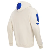 Men's Pro Standard Cream Golden State Warriors Triple Tonal DK Pullover Hoodie