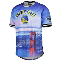 Men's Pro Standard Golden State Warriors Cityscape Stacked Logo T-Shirt