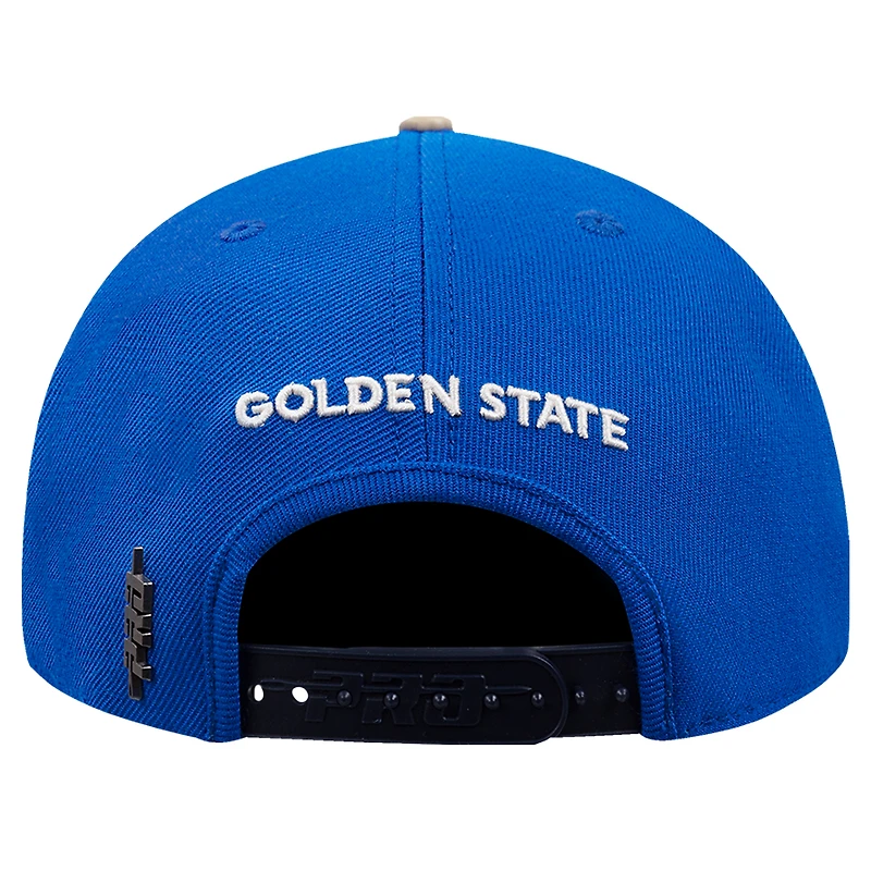 Men's Pro Standard Royal/Navy Golden State Warriors Legacy Snapback Hat