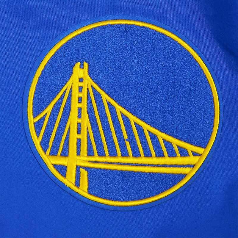 Veste zippée intégrale Pro Standard Royal Golden State Warriors Area Code pour homme