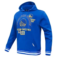 Men's Pro Standard Royal Golden State Warriors Area Code Pullover Hoodie
