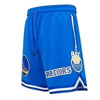 Pro Standard Royal Golden State Warriors Classic Chenille pour homme - Short