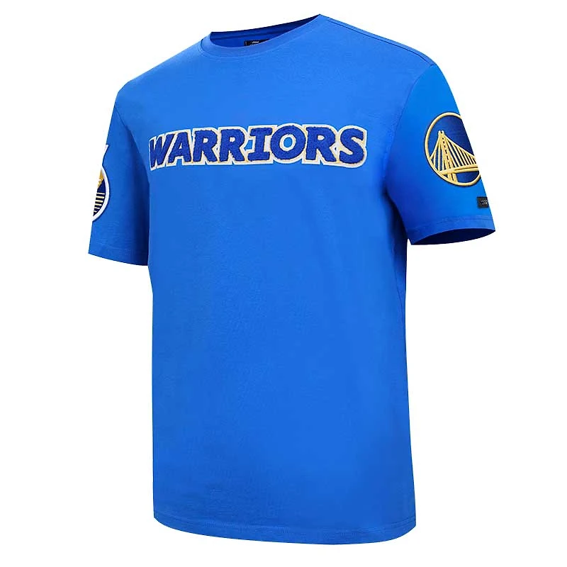 Pro Standard Royal Golden State Warriors Classic Chenille pour homme - T-shirt