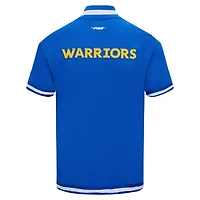 Men's Pro Standard Royal Golden State Warriors Classic Warm-Up Full-Snap Jacket