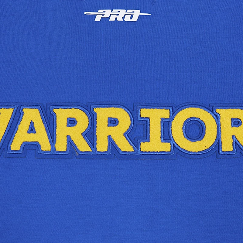 Men's Pro Standard Royal Golden State Warriors Classic Warm-Up Full-Snap Jacket