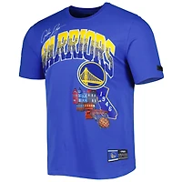 Men's Pro Standard Royal Golden State Warriors Hometown Chenille T-Shirt