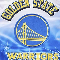 Men's Pro Standard Royal Golden State Warriors Sublimated Satin Full-Snap Jacket