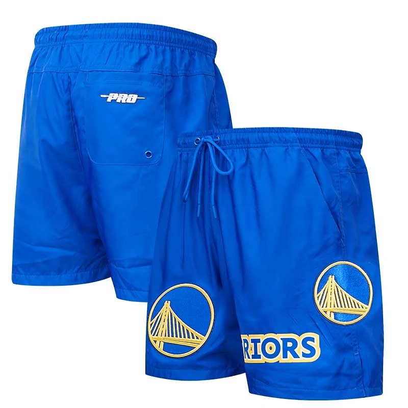 Men's Pro Standard Royal Golden State Warriors Woven - Shorts