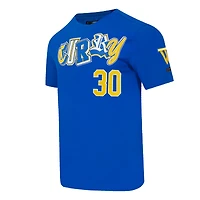 T-shirt Pro Standard Stephen Curry Royal pour homme, Golden State Warriors, City Ransom
