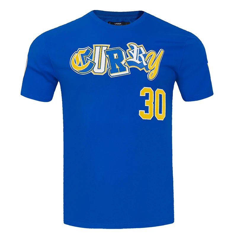 Men's Pro Standard Stephen Curry Royal Golden State Warriors City Ransom T-Shirt