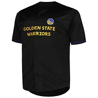 Maillot profil noir Golden State Warriors Big & Tall Pop pour homme