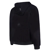 Men's Protege Black Golden State Warriors Eco-Friendly Functional Suede Fashion Tonal Hoodie