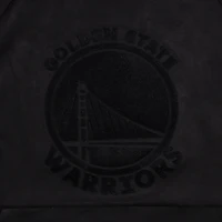 Men's Protege Black Golden State Warriors Eco-Friendly Functional Suede Fashion Tonal Hoodie