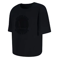 Men's Protege Black Golden State Warriors Eco-Poly Interlock Fashion Tonal T-Shirt