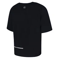 Men's Protege Black Golden State Warriors Eco-Poly Interlock Fashion Tonal T-Shirt