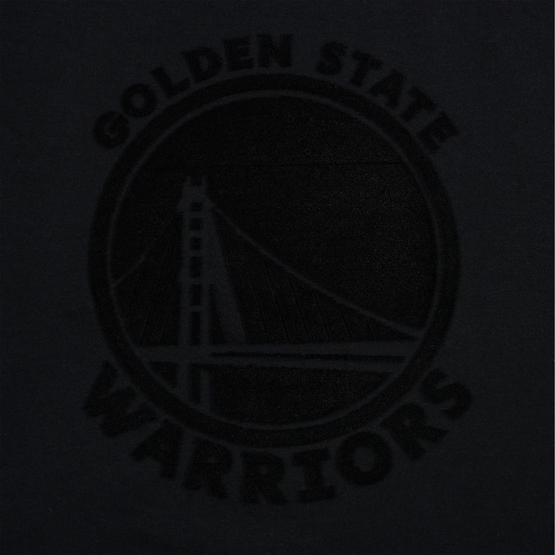 T-shirt homme Protege Black Golden State Warriors Eco-Poly Interlock Mode Ton sur
