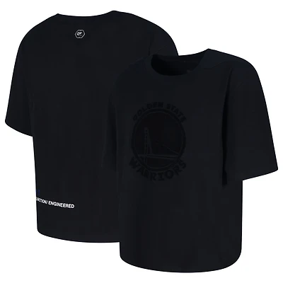 T-shirt homme Protege Black Golden State Warriors Eco-Poly Interlock Mode Ton sur