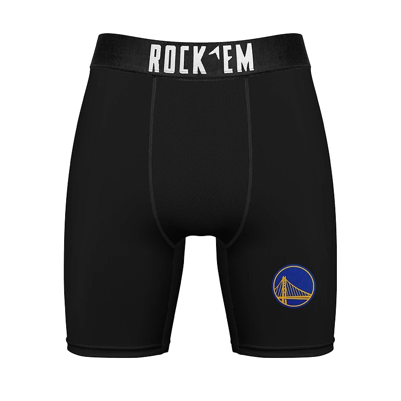 Lot de chaussettes et caleçons boxeurs Rock Em Socks pour hommes Golden State Warriors