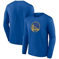 Men's  Royal Golden State Warriors Alternate Logo Long Sleeve T-Shirt