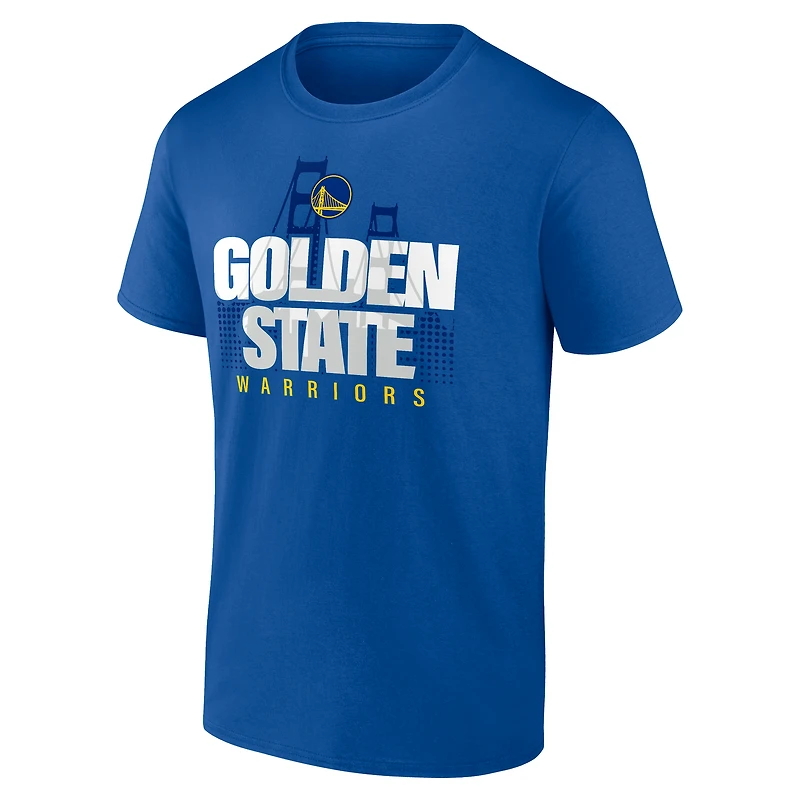 Men's Royal Golden State Warriors Pick and Roll Coverage T-Shirt