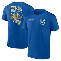 T-shirt Royal Golden State Warriors Split Zone pour homme