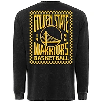 T-shirt à manches longues Sportiqe noir pour homme, Bono, des Golden State Warriors