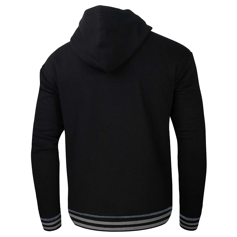Sweat à capuche noir Stadium Essentials pour hommes, Golden State Warriors Baseline
