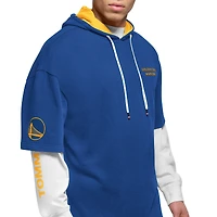 Men's Tommy Jeans Royal/White Golden State Warriors Matthew 2 1 T-Shirt & Hoodie Combo Set