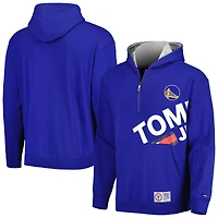 Men's Tommy Jeans Royal Golden State Warriors Bernard Half-Zip Hoodie