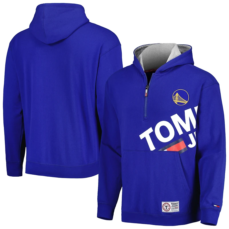 Sweat à capuche demi-fermeture éclair Bernard Golden State Warriors de Tommy Jeans pour homme