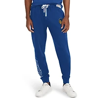 Tommy Jeans Homme Royal Golden State Warriors Carl Pantalon de Jogging en Molleton Bi-Mélangé