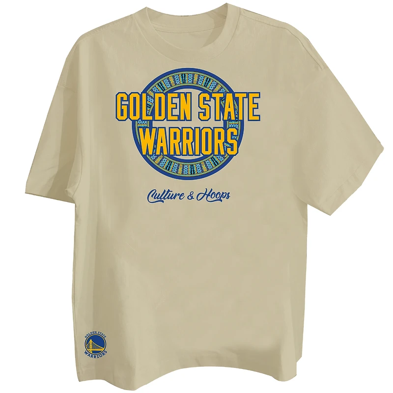 Men's Two Hype Khaki Golden State Warriors Worldwide Collection Premium T-Shirt