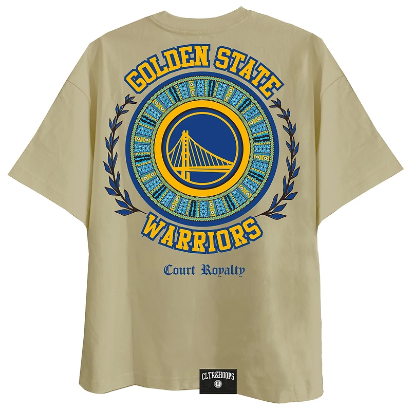 Men's Two Hype Khaki Golden State Warriors Worldwide Collection Premium T-Shirt