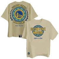 T-shirt premium kaki Two Hype pour homme, collection mondiale des Golden State Warriors