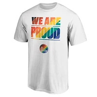 Men's  White Golden State Warriors Proud T-Shirt