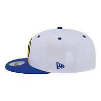 Casquette snapback New Era blanche/bleu roi Golden State Warriors Swept 9FIFTY