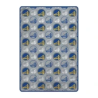Couverture ultra confortable Pegasus Golden State Warriors 66" x 95" avec logo surdimensionné