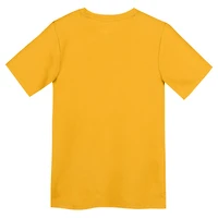 Jordan Brand Gold Golden State Warriors pour enfants d'âge préscolaire T-shirt essentiel Jumpman